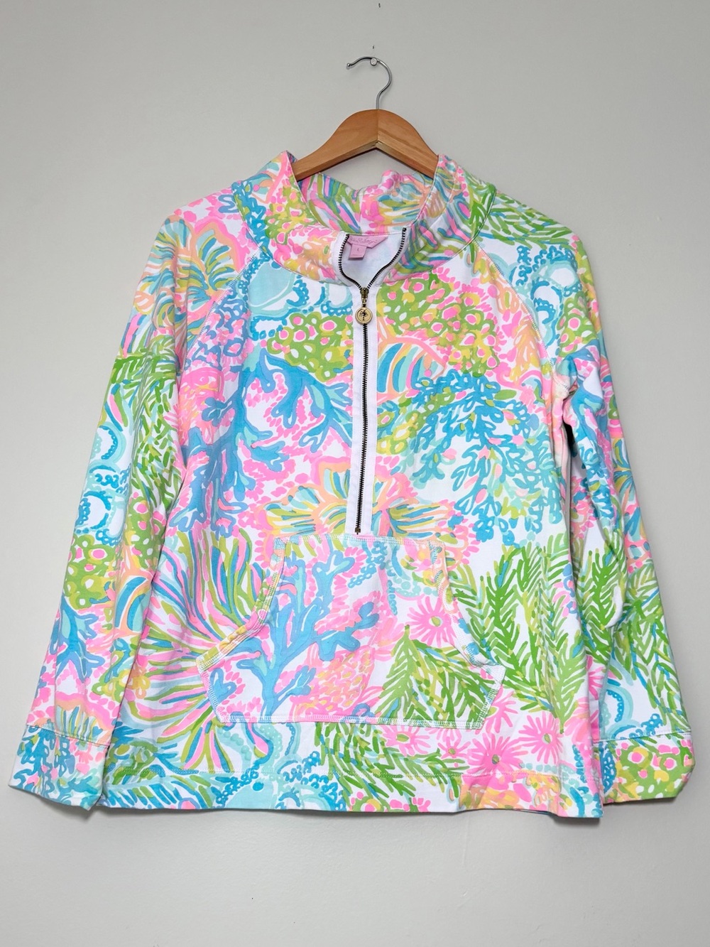 Lilly Pulitzer Skipper Popover Lovers Coral